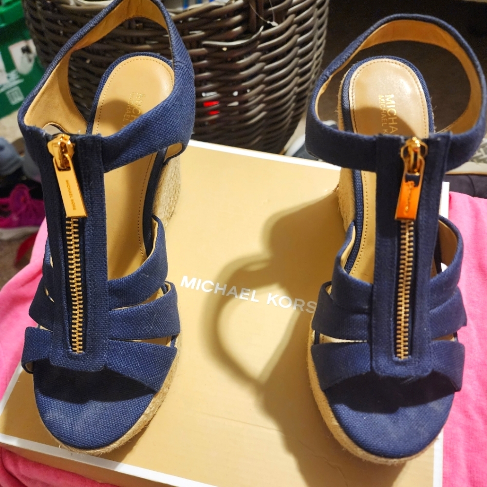 Denim Michael kors wedge